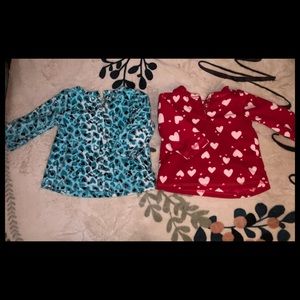 2 Fuzzy Baby Sweaters